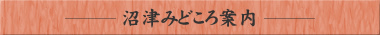 沼津のみどころ案内